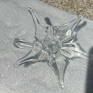 RARE Hand Blown Glass Flower
Blossom Holder Bud Vase by Pilgrim glass